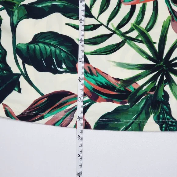 Andie Swim The Waikiki Dress Ivory Palm Tropical Print Summer Dress - Pick Size - Picture 5 of 16